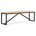 thumbnail image 3 of vidaXL Bench Solid Mango Wood 160x35x45 cm, 3 of 5