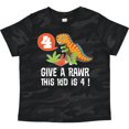 thumbnail image 3 of Inktastic 4th Birthday Party Dinosaur Boys Toddler T-Shirt, 3 of 5