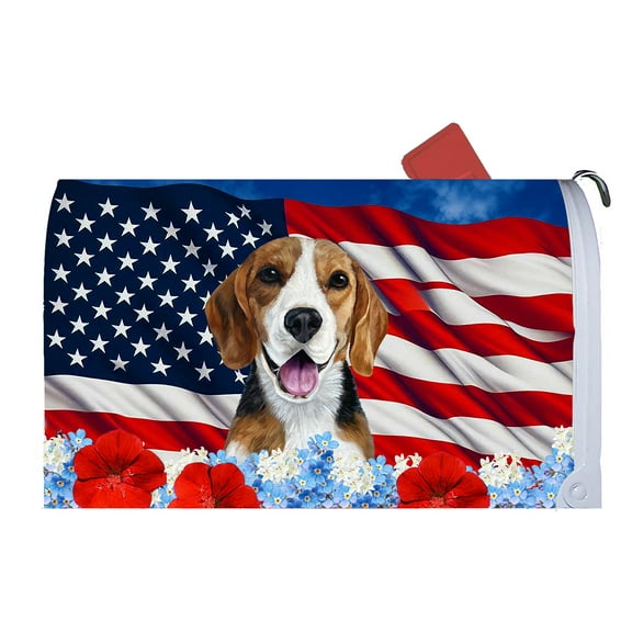Beagle - Best of Breed Patriotic Dog Breed Mail Box Cover