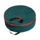 thumbnail image 2 of Bolsa de almacenamiento para coronas navideñas, contenedor para guirnaldas navideñas, bolsa de mano para decoración redonda para el hogar, garaje y verde m, 2 of 8