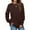 Wine, variant on Otvok Womens Tops Autumn Winter Shirts Solid Pullover Long Sleeve Blouse