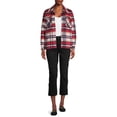 thumbnail image 4 of Nine.Eight Women’s Plaid Shacket, 4 of 5