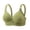 Green, variant on Push Up Bras for Womens, Seamless Adjustable Strap Everday Comfortable Full Coverage T-Shirt Bras Burgundy 44