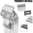thumbnail image 3 of GFDYREE Ceramic Cutter blade 2-Hole Clipper ceramic Blade cutter with steel blade for Wahl clipper,Wahl 808 clipper. Wahl Senior cordless Clipper, Wahl Magic clipper (Black + Steel Blade)., 3 of 7