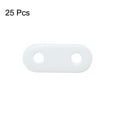 thumbnail image 3 of Curtain Weights (17g), Drapery Iron Weight for Bathroom Home Curtains Tablecloth Flags, White, 25Pack, 3 of 6