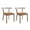 Brown - PU, variant on Dayalane Dining Chairs Set of 2, PU Upholstered Wooden Side Chairs, Mid-Century Modern Kitchen Chairs Farmhouse Dining Chairs with Open Back for Dining Room Living Room Restaurant, Brown