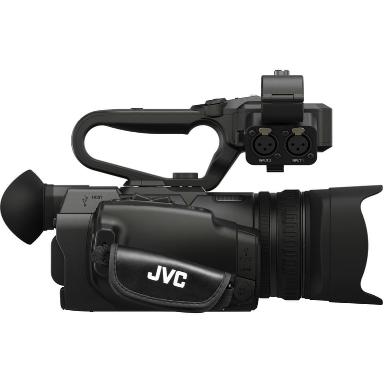 JVC GY-HM250 UHD 4K Streaming Camcorder with Built-in Lower-Thirds
