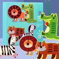 thumbnail image 1 of Large Fruit Animal Threading Board Children's Puzzle Toys Early Childhood Education Toy Kids Wooden Table Toy Game Gifts heqiyong LED, 1 of 2