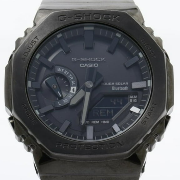 Pre-Owned CASIO G-SHOCK FULL METAL 2100 Series Watch GM-B2100BD-1AJF Black Stainless... (Good)