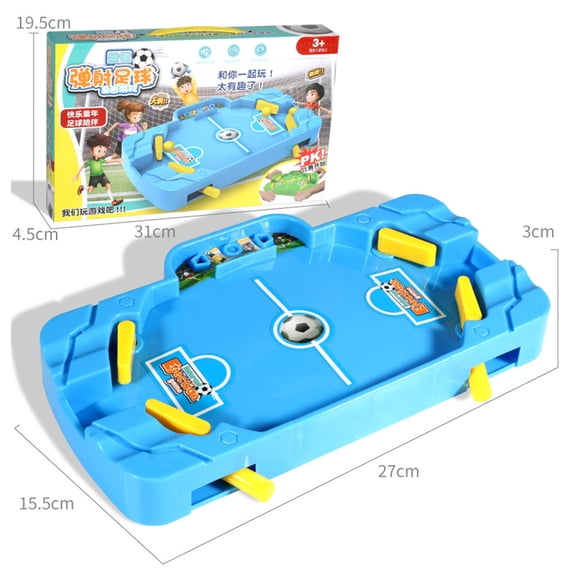 Godderr Kids foosball toy table interactive games, mini tabletop futbol pinball game, tabletop soccer toys(Blue)