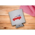 thumbnail image 2 of Memorial Day Cookout Favors Stars and Stripes Truck Light Blue 12-Pack Can Coolers Coolies, 2 of 8