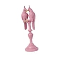 thumbnail image 3 of Adorno de loro para pareja, escultura decorativa, figura creativa y moderna de loro. rosa 85x85x28cm, 3 of 9