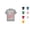 Grey, variant on RTKFRFLM Boys Independence Day T-Shirt US Flag Red White Blue Graphic Crewneck Short Sleeve Summer Holiday Tee Top