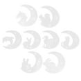 thumbnail image 2 of Manualidades, 8 piezas de moldes de silicona con forma de luna creciente, moldes de luna de epoxi, logra más, 2 of 12