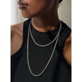 thumbnail image 3 of FaithHeart Chunky Miami Cuban Link Chain Necklace for Men Stainless Steel Hip Hop Chains Necklaces 6mm Width 24 Inches Length Jewelry with Gift Box for Grandfather Grandson Father's Day, 3 of 9