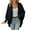 Black, variant on HAPIMO Women's Batwing Sleeve Outwear Loose Knitted Jackets Fashion Winter Outfits Casual Sweaters Cardigans Solid Color Coat Open Front Fall Black L