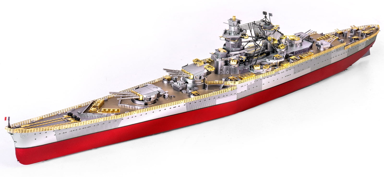 Piececool 3D Metal Puzzles, Richelieu Battleship Military Watercraft ...