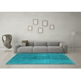 thumbnail image 3 of Ahgly Company Indoor Rectangle Oriental Light Blue Industrial Area Rugs, 2' x 5', 3 of 4