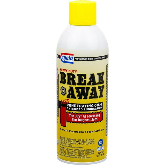 Cyclo Heavy Duty Breakaway Fast Penetrating Oil - Case of 12 x 13 Oz - Extended Lubrication Breaks Loose Rusted Joints and Bolts