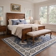 thumbnail image 2 of GENIMO 2'x6' Runner Rug, Machine Washable Non Slip Low Pile Hallway Runner Rug for Kitchen Laundry Room, Persian Diamond, AZURE, 2 of 5