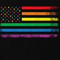 thumbnail image 3 of CafePress - Rainbow American Flag Sweatshirt - Classic Crew Neck Sweatshirt, 3 of 4