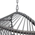 thumbnail image 7 of Basket Weave Gray Hanging Chair, 7 of 7