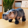 thumbnail image 2 of Hipopótamo de peluche, hipopótamo de peluche, realista y suave, 40 cm, 2 of 2
