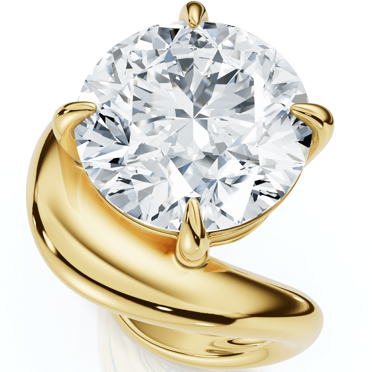Pompeii Certified 5Ct Diamond Ferra Engagement Anniversary Ring 14k Gold Lab Grown