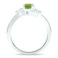 thumbnail image 2 of SZUL Women's Peridot and Diamond Tierra Ring in 10K White Gold, 2 of 5