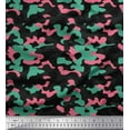 thumbnail image 1 of Soimoi Silk Fabric Two Tone Camouflage Print Sewing Fabric Yard 42 Inch Wide, 1 of 3