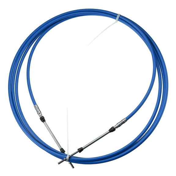 1pcs 16ft 197 Inch Marine Type 3300 / 33C Throttle Shift Remote Control Box Cable for Yamaha Outboard Engine Boat Blue