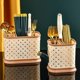 thumbnail image 2 of Plastic Chopsticks Cage Hollow Drain Tableware Rack Spoon Fork Storage Shelf Container Kitchen Organizer Cutlery Rests (Color : Large Green), 2 of 5