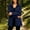 Navy, variant on Women's Fashion Solid Waterproof Hooded Jacket for Sports Fitness Yoga Shower Proof Lightweight Raincoat White XL