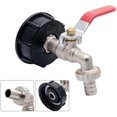 thumbnail image 3 of Adaptador IBC de 1000 L Tanque IBC Adaptador S60X6 Adaptador de tanque Grifo de jardín de latón Accesorio de manguera de combustible de 1,27 cm, 3 of 5