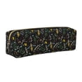 thumbnail image 1 of Fotbe Wasp and Florals Estuche para Lápices de Cuero con Estampado, Estuche con Cremallera Resistente, Organizador Compacto y Elegante para Papelería, 1 of 7