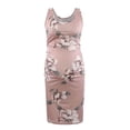 thumbnail image 5 of IROINNID Maternity Dress Bump Friendly Midi Dress, Sleeveless and Round Neck Midi Floral Printed Pregnant Nursing Dress, 5 of 5