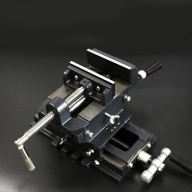 4 Inch Cross Slide Drill Bench Press Vise Table Flat Clampon Plier Milling Machine Clamping