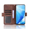 thumbnail image 3 of Case for OnePlus Nord N200 5G Cover Adjustable Detachable Card Holder Magnetic closure Leather Wallet Case - Brown, 3 of 5