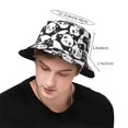 thumbnail image 2 of Cute Funny Panda Bucket Hat Foldable Fisherman Outdoor Summer Camping Travel Hiking Caps for Men Women, 2 of 7