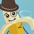 thumbnail image 4 of Coolnut Cute Banana Bath Shower Curtain Liners 60x72in 100% Polyester Waterproof Bath Curtain with Hooks, 4 of 5