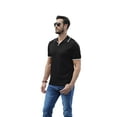 thumbnail image 4 of Iceglad Men's Knit Polo Shirts Cotton Short Sleeve Casual Collared Vintage Shirts Classic Fit Soft Shirts, 4 of 13