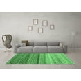 thumbnail image 3 of Ahgly Company Indoor Rectangle Oriental Emerald Green Traditional Area Rugs, 2' x 5', 3 of 4