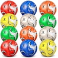 thumbnail image 1 of Paquete de 12 balones de fútbol Supervitae, tamaño 3, con bomba para interiores y exteriores, 1 of 6