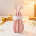 thumbnail image 5 of Easter Rabbit Desktop Figurine | Wooden DIY Assembly Ornament | 8.6in Durable Tabletop Decor | Festive Spring Home Office Accent | Eye-Catching Holiday Visuals, 5 of 5