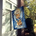 thumbnail image 2 of Finnish Spitz My Angel House Flag 28 in x 40 in, 2 of 5