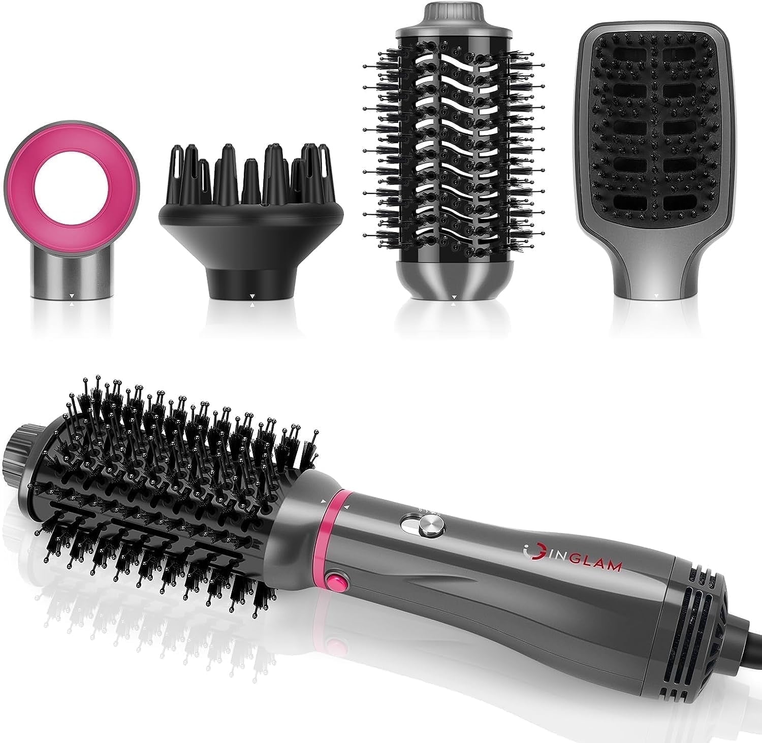 Pursonic One Step Hair Dryer & Volumizer Brush - Walmart.com