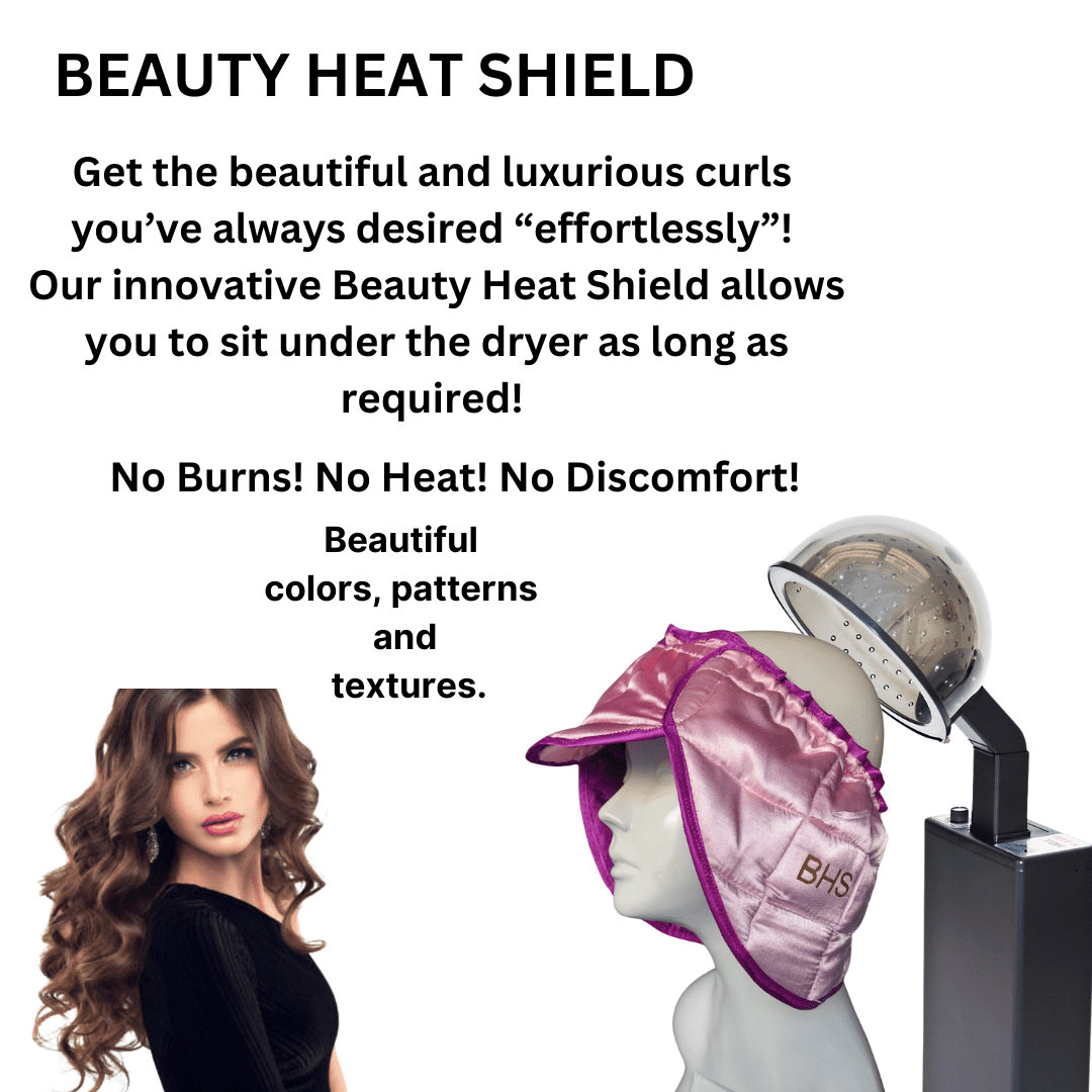 Beauty Heat Shield Complete Protection from Hot Hair Dryers and Hair Steamers (Baby Lilac)