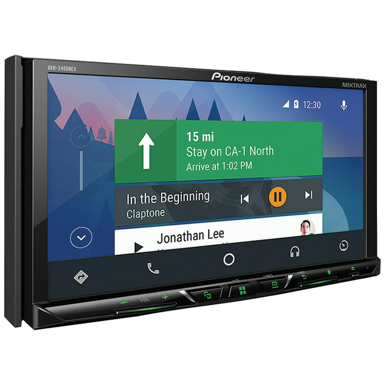 Pioneer AVH-2400NEX - Receptor estéreo de coche Bluetooth Bluetooth con  pantalla táctil de 7 pulgadas y DVD/CD Bluetooth para Apple CarPlay
