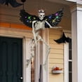 thumbnail image 3 of Esqueleto gigante de decoración de Halloween Injueey tamaño natural con luces y articulaciones móviles, 3 of 6