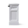 Step2 Atherton Reserve White Lockable Package Storage Mailbox, Plastic